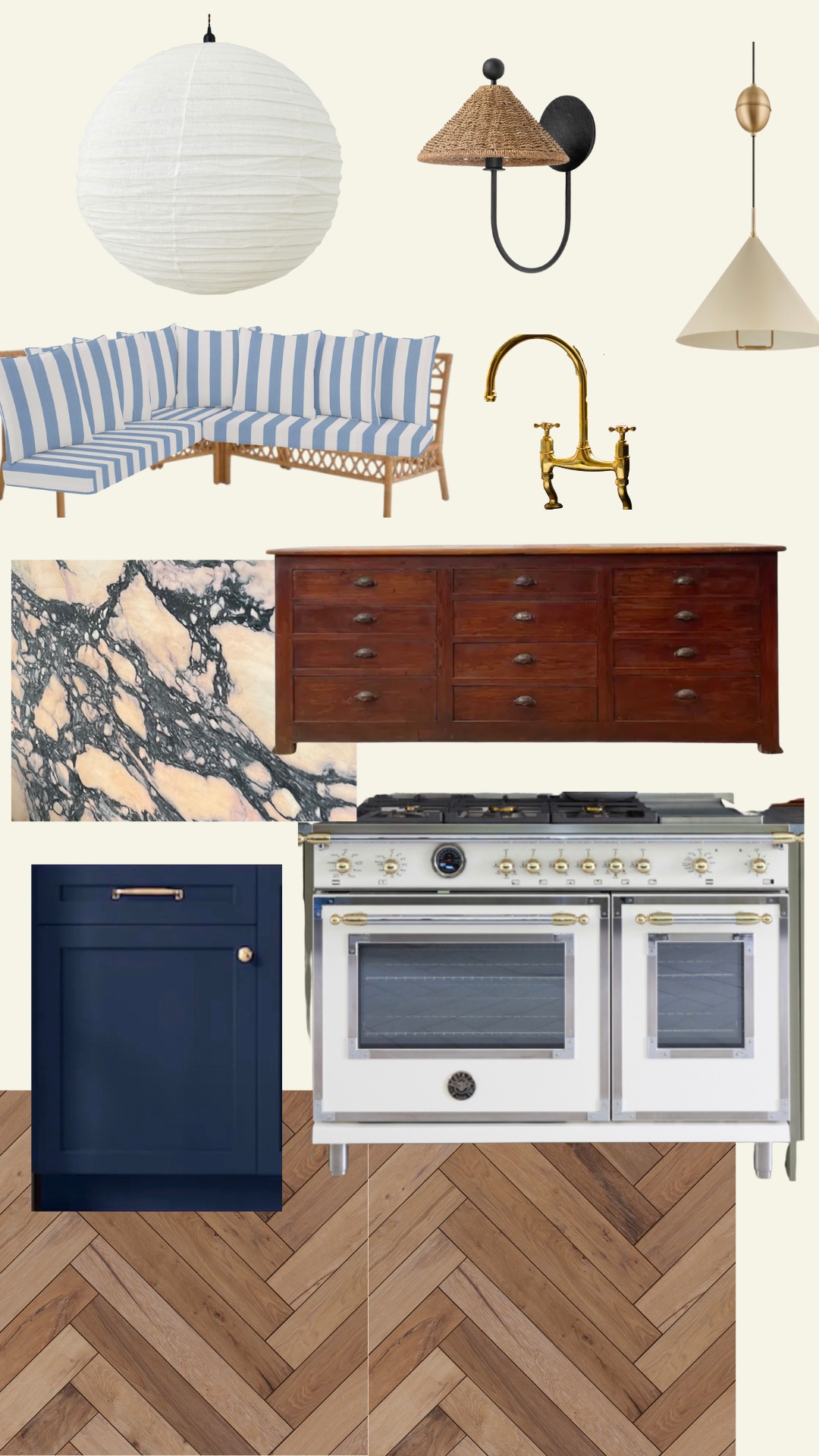 Our 2023 Eclectic Modern Kitchen Renovation: Design Direction, Moodboard and Flooring